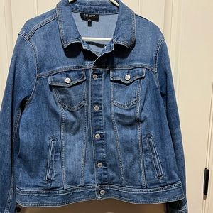 Talbots petite plus denim jacket